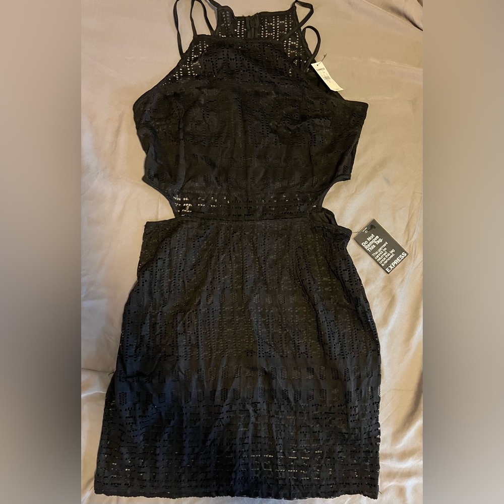 Express black dress size 12. NWT